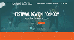 Desktop Screenshot of dzwiekipolnocy.pl